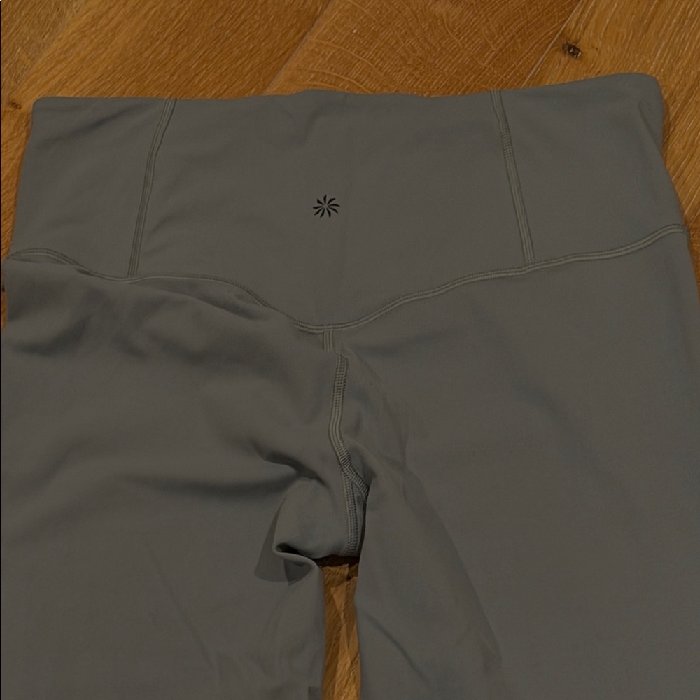 Athleta Light Sage Green Flared Leggings - Picture 4 of 5
